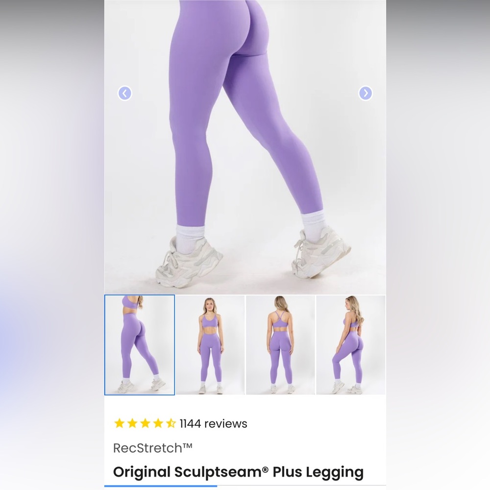 PARAGON Fitwear RecStretch legging and sports bra Set in Aura